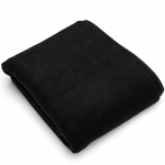 Black Solid Anti-Pill Fleece Fabric